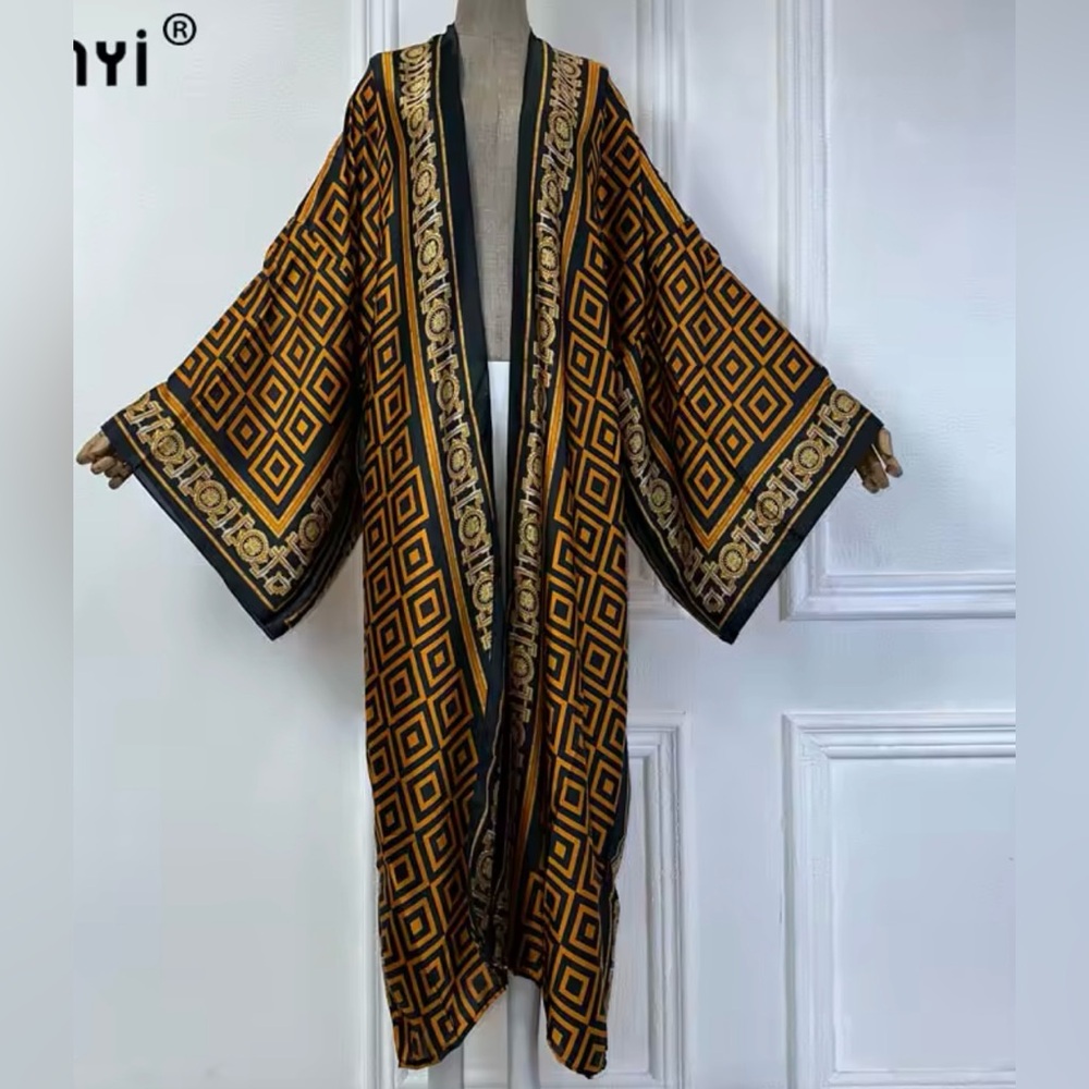 Geometric Patterned Kimono
